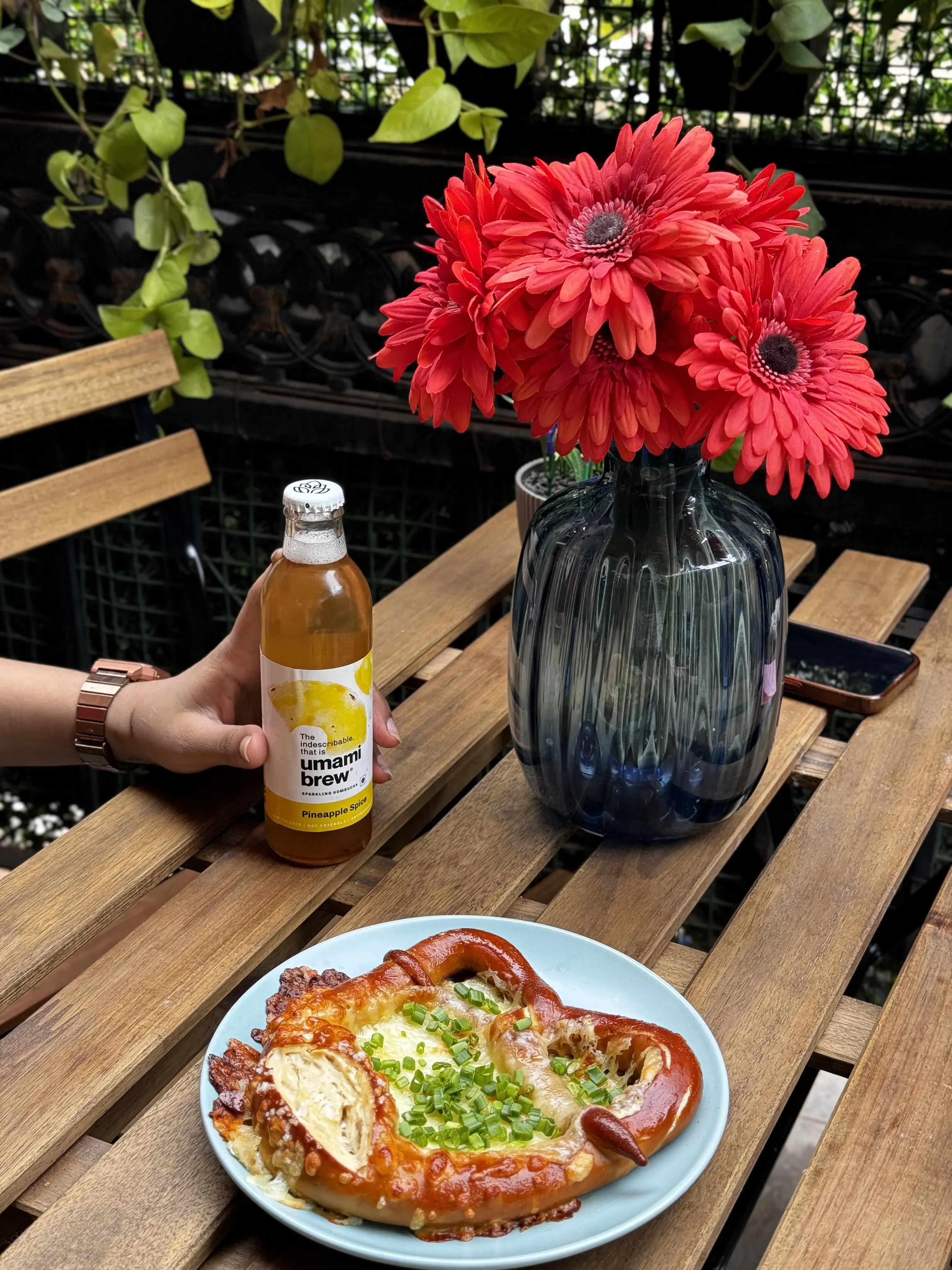 Baker knotting pretzel dough by hand